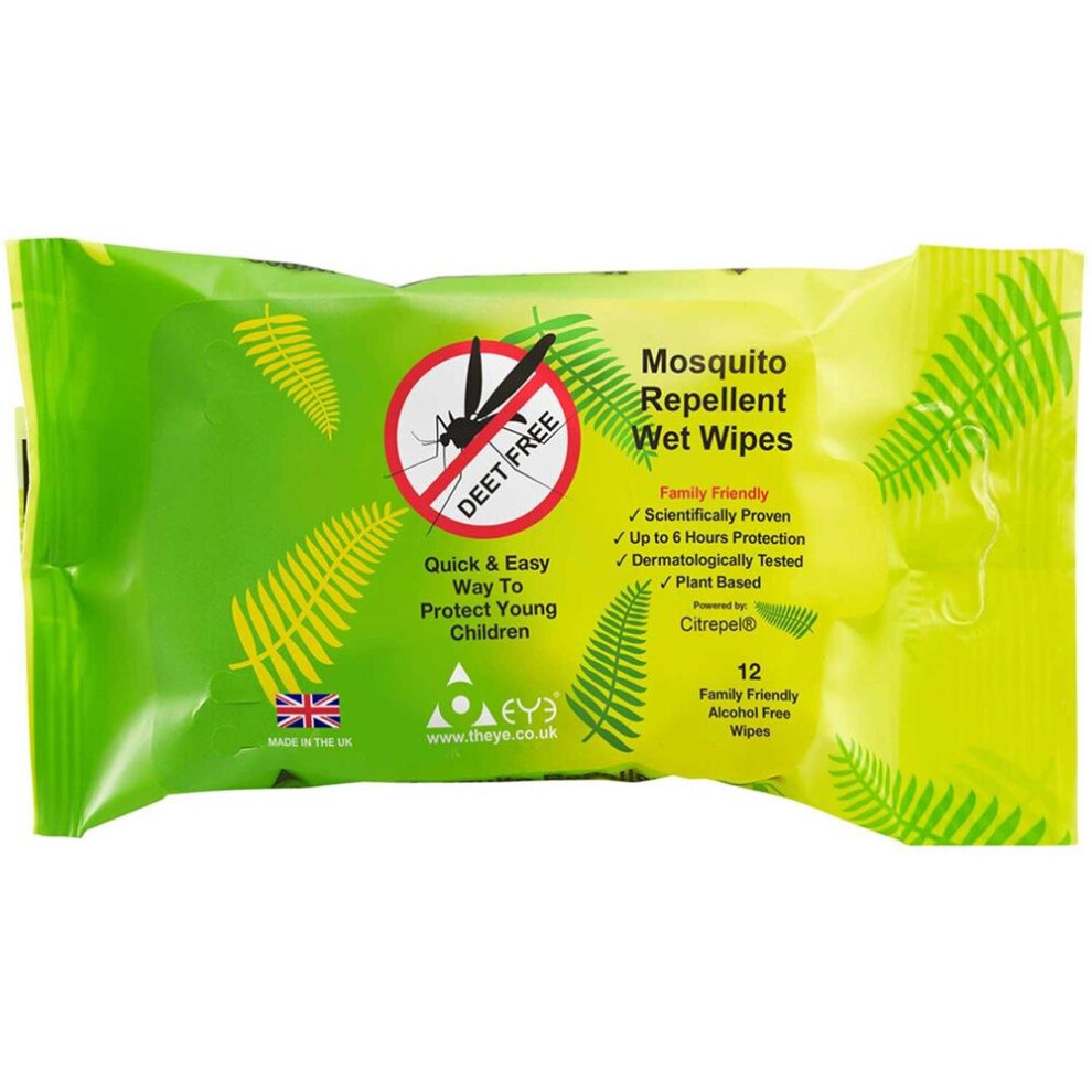 Theye Personal Insect Repellent Wipes 12'S