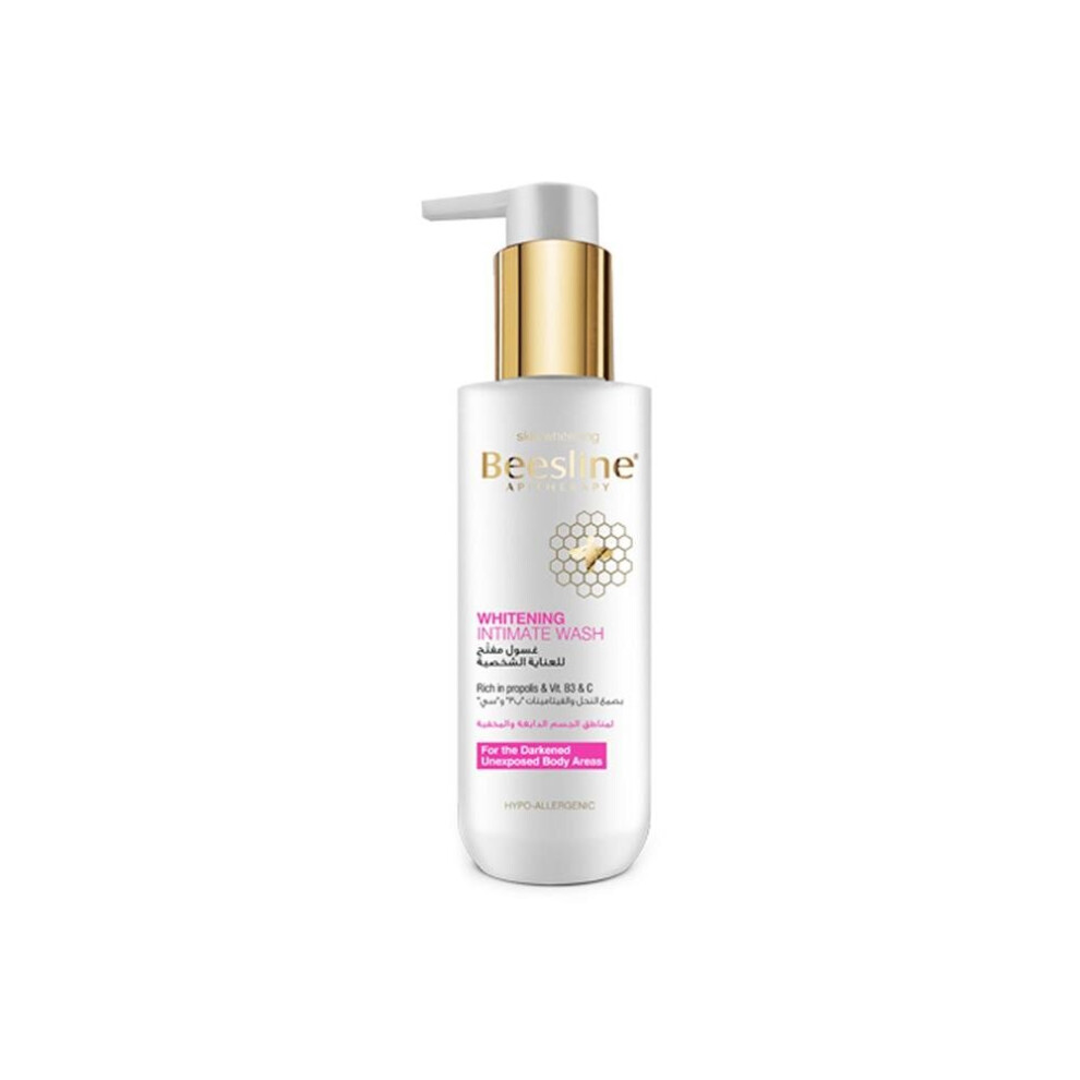 Beesline Intimate Wash 200mL | Gentle, pH-Balanced, Soothing, Hydrating, Hypoallergenic, For Sensitive Skin, Daily Feminine Hygiene