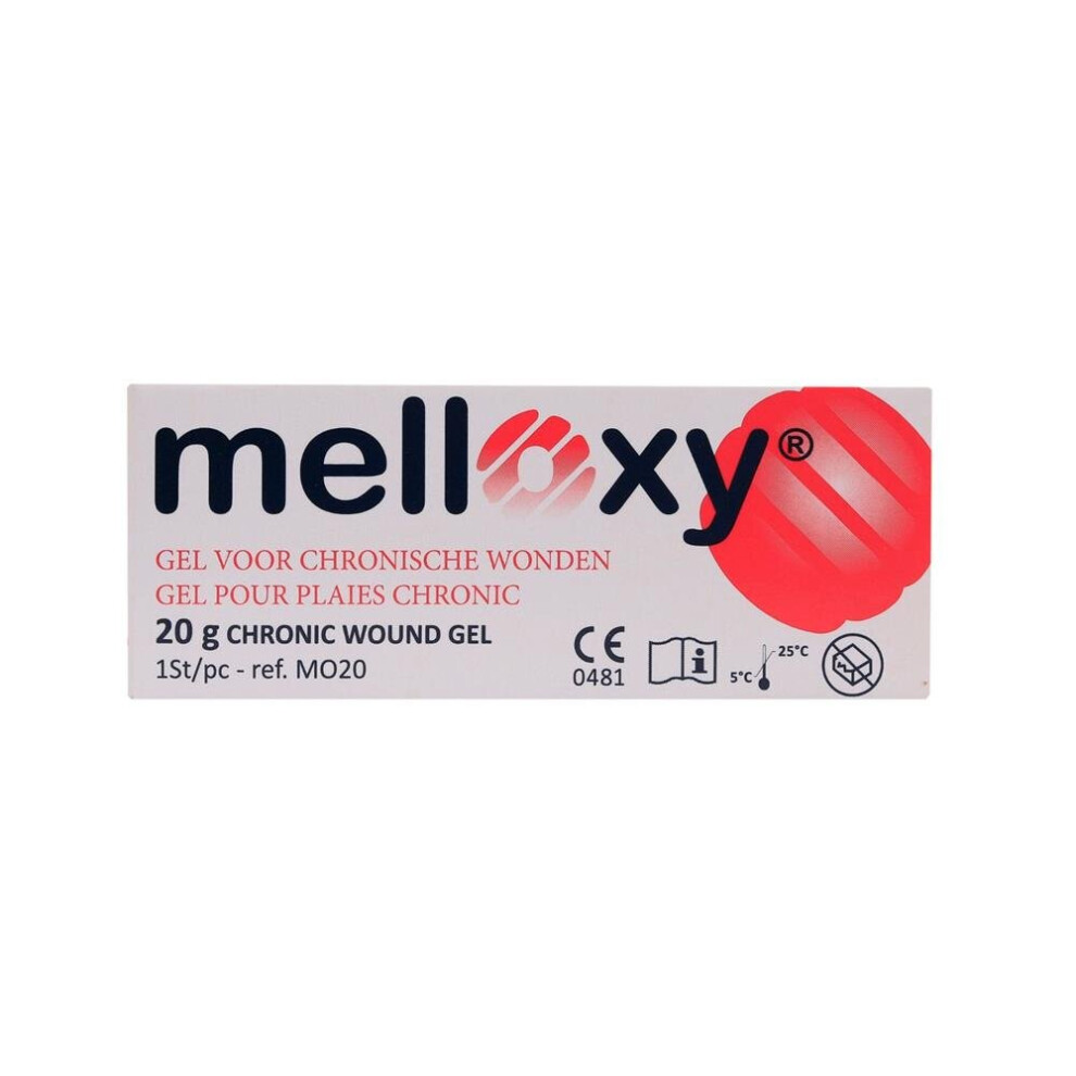 Melloxy Chronic Wound Gel 20G | Advanced Wound Healing Gel for Diabetic Ulcers, Burns & Skin Recovery