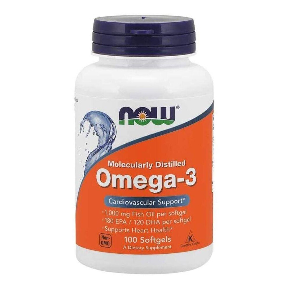 Now Omega-3 Cardiovascular Support Softgels 100's