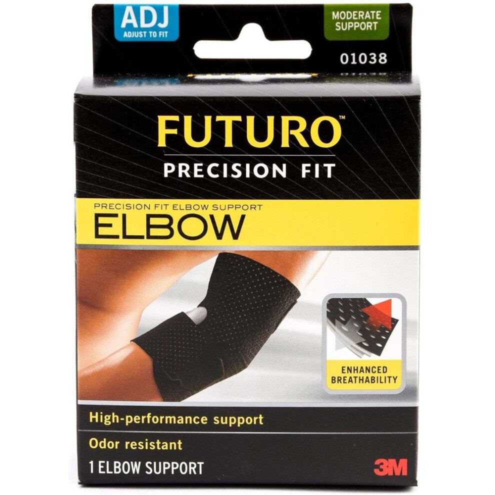 3M Future Precision Fit Elbow Support Adjustable Black