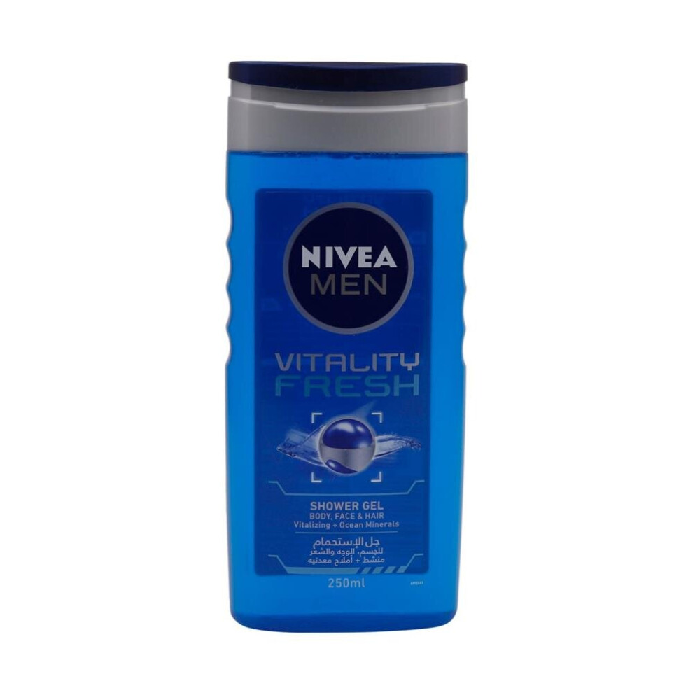 Nivea Men Vitality Fresh Shower Gel 250Ml
