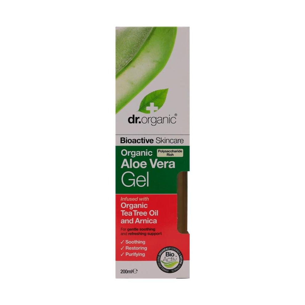 Dr.Organic Aloe Vera Gel Tea Tree Oil 200ml