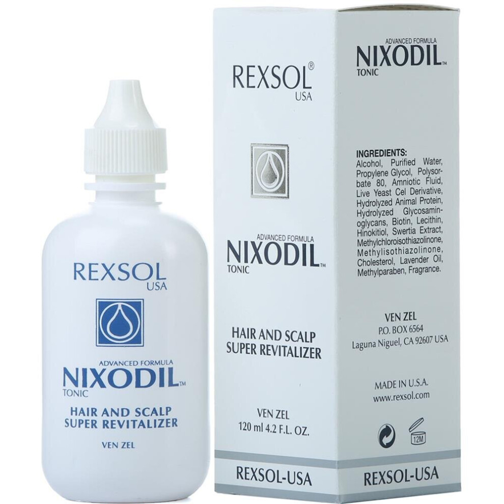 Rexsol Nixodil Hair Scalp Super Revitalizer Hair Growth Enhancer & Potent Formula for Healthy Hai 120ml