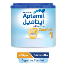 Aptamil Comfort 1 Infant Formula Milk 400g - Suitable from Birth to 6 Months, Digestive Comfort for Colic/Constipation | UAE_BS_49101