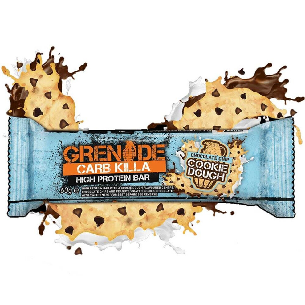 Carb Killa Bar Chocolate Chip Cookie Dough 60G Grenade