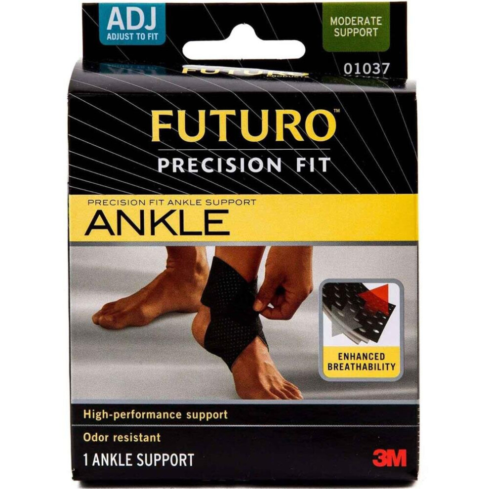 3M Future Precision Fit Ankle Support Adjustable Black