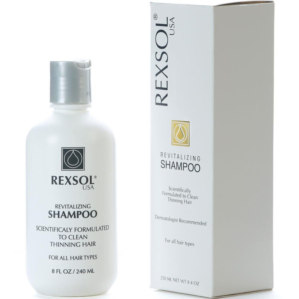 Rexsol Revitalizing Shampoo Energizing Scalp Treatment for Healthy Hair & Restorative Shampoo for Healthy 240ml