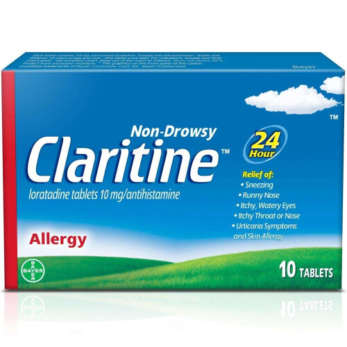 Claritin 24 Hour Non Drowsy Allergy Relief Tablets 10Mg 10'S