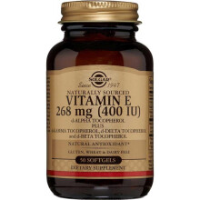 Solgar Vitamin E 268mg 400iu Softgels 50's