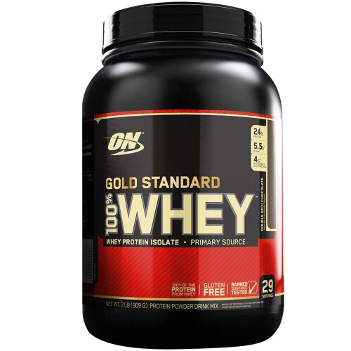 100% Whey Protein Isolate Double Rich Chocolate 909G