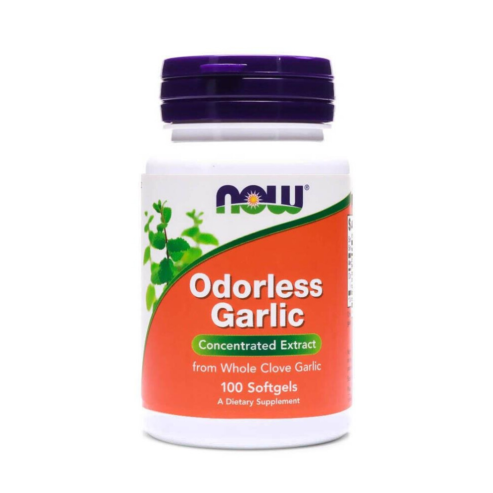 Now Odorless Garlic Concentrated Extract Softgel 100's