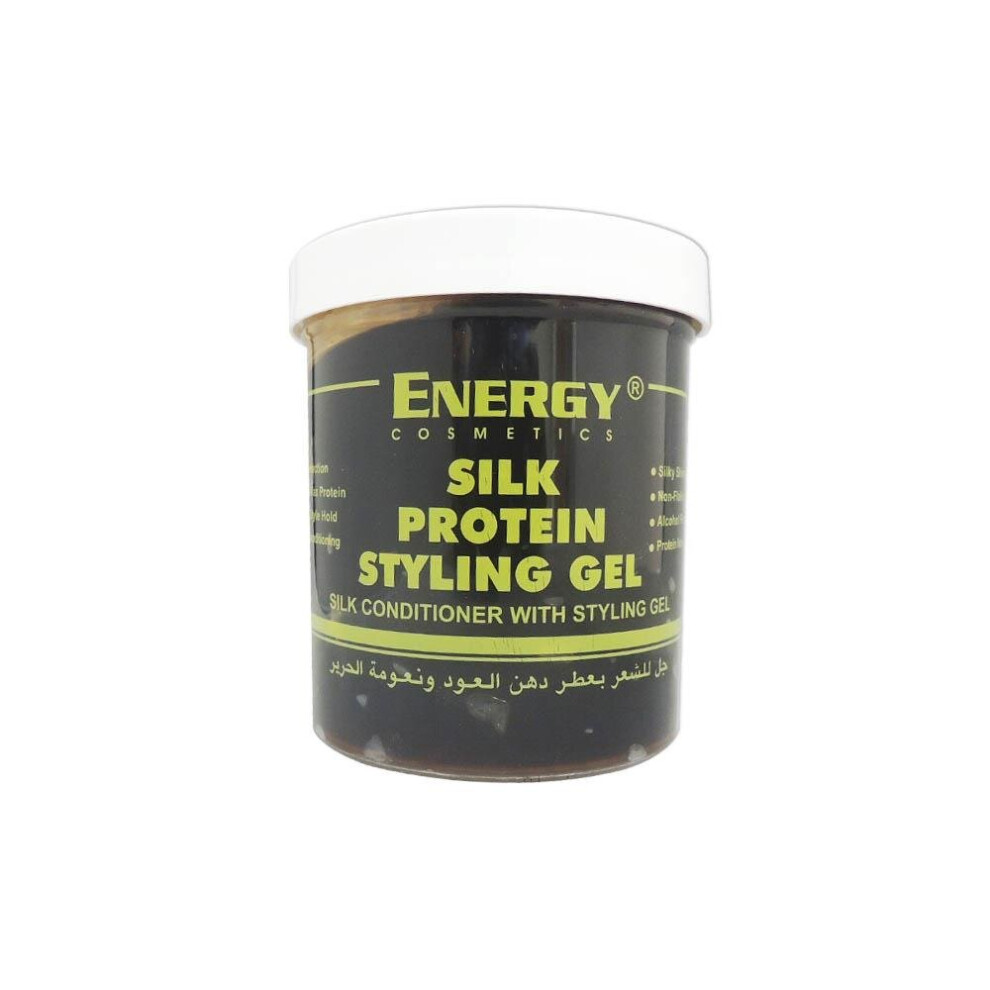 Energy Silk Protein Styling Gel | Strong Hold Hair Styling Gel - 453.6G
