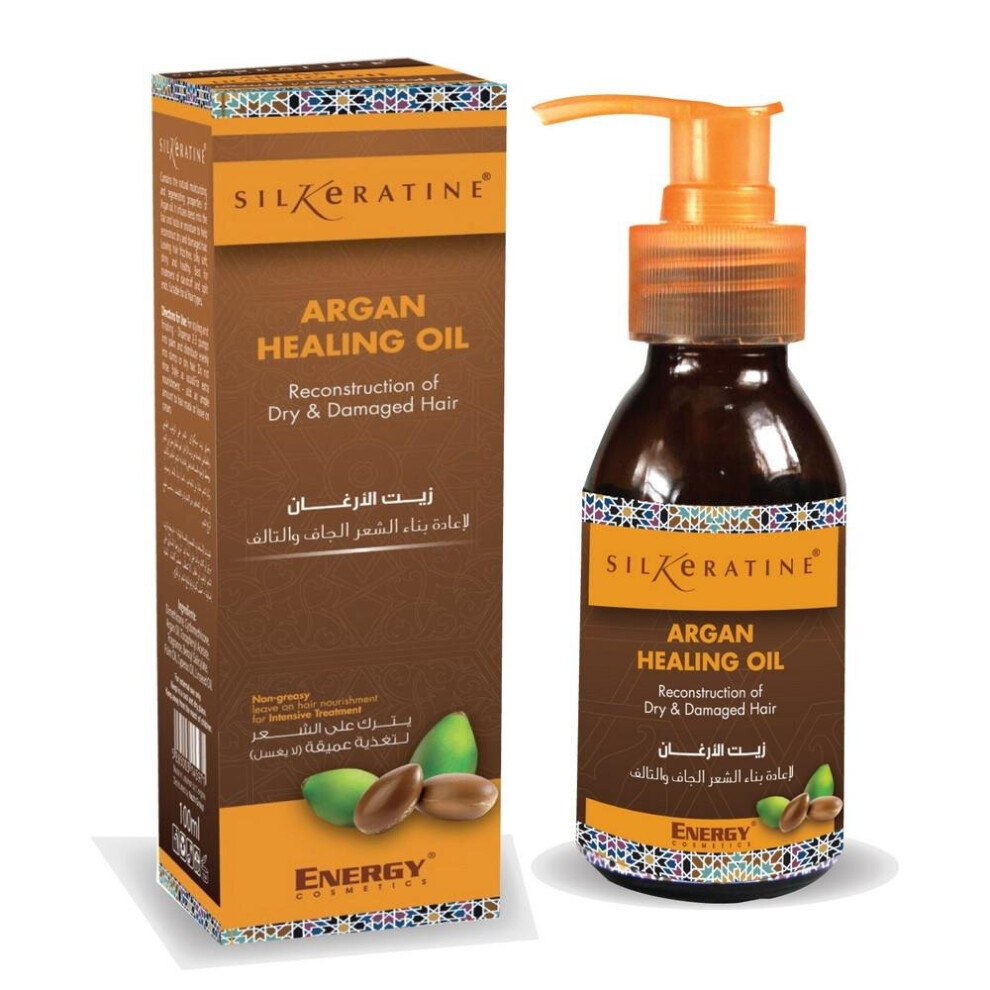 Energy Silkeratine Argan Healing Oil for Hair Nourishment 100ml