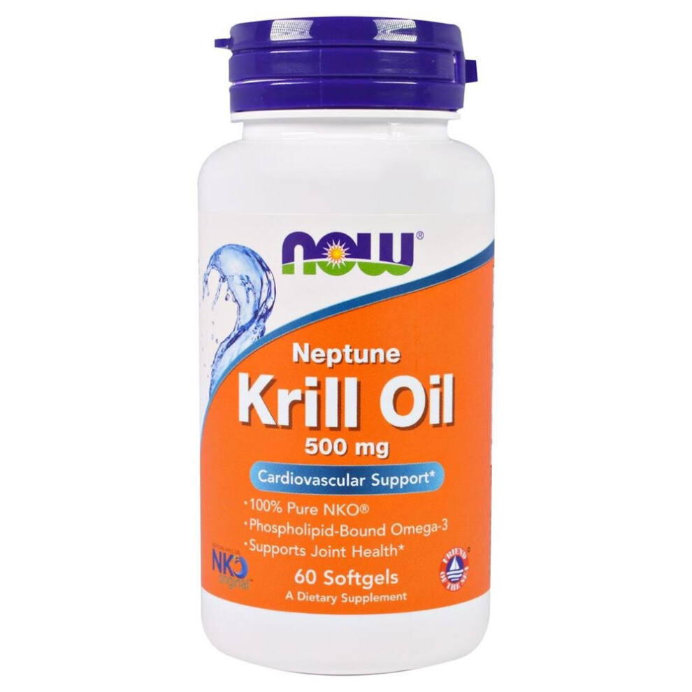 Now Neptune Krill Oil 500 mg Softgels 60's