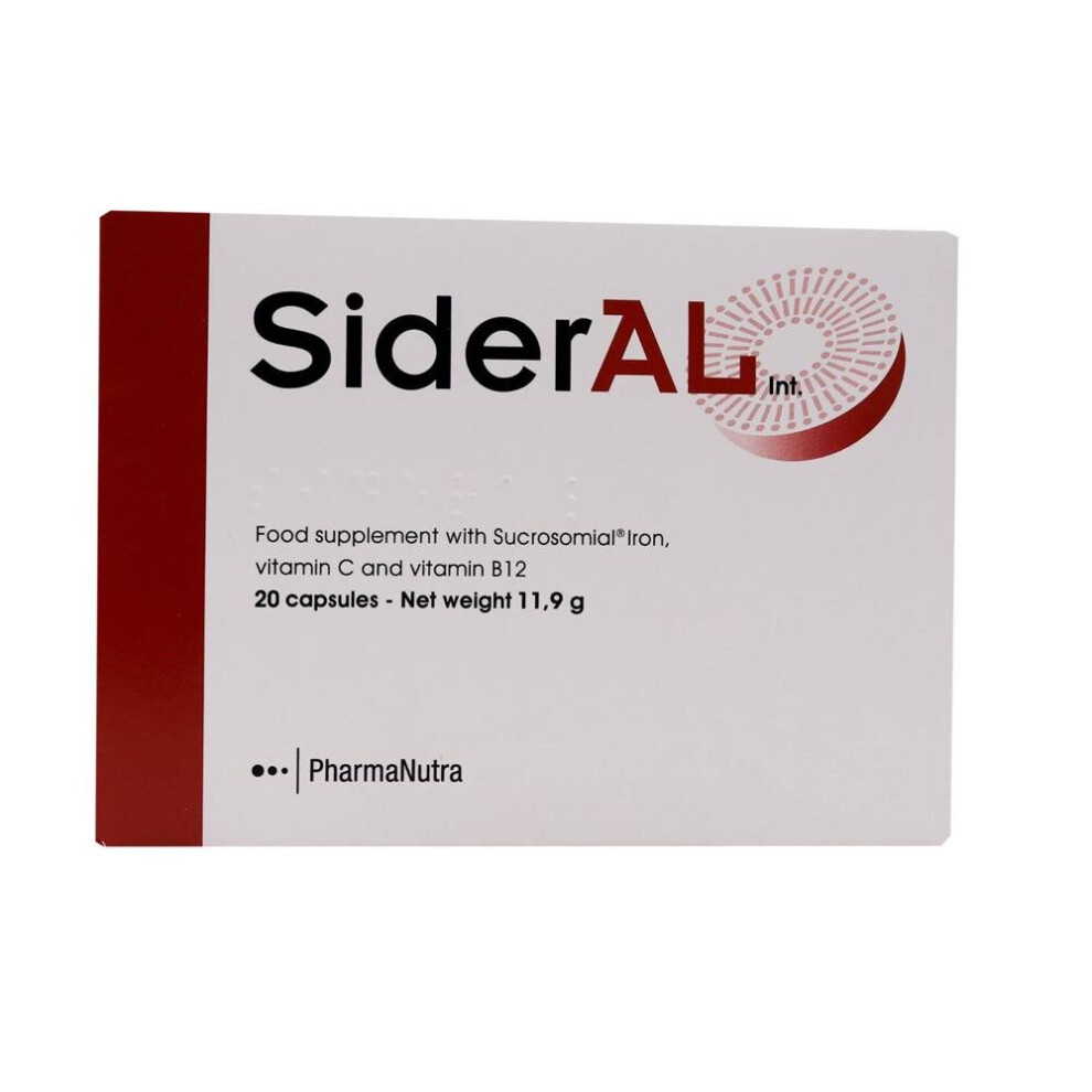 Sideral Capsules 20's With Vitamin C and Vitamin B12