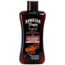 Hawaiian Tropic Tropical Tanning Oil |Moisturizing Accelerated Tanning Oil for Golden Skin, Lightweight Sun Care - 200ml
