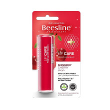 Beesline Lip Care Shimmery Cherry 4g | Moisturizing, Nourishing, Shimmery Finish, Hydrating, For Soft & Smooth Lips, Natural Lip Balm