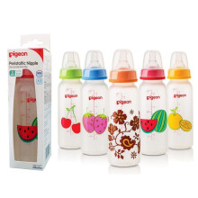 Pigeon Peristaltic Nipple Decorated 240ml Bottle
