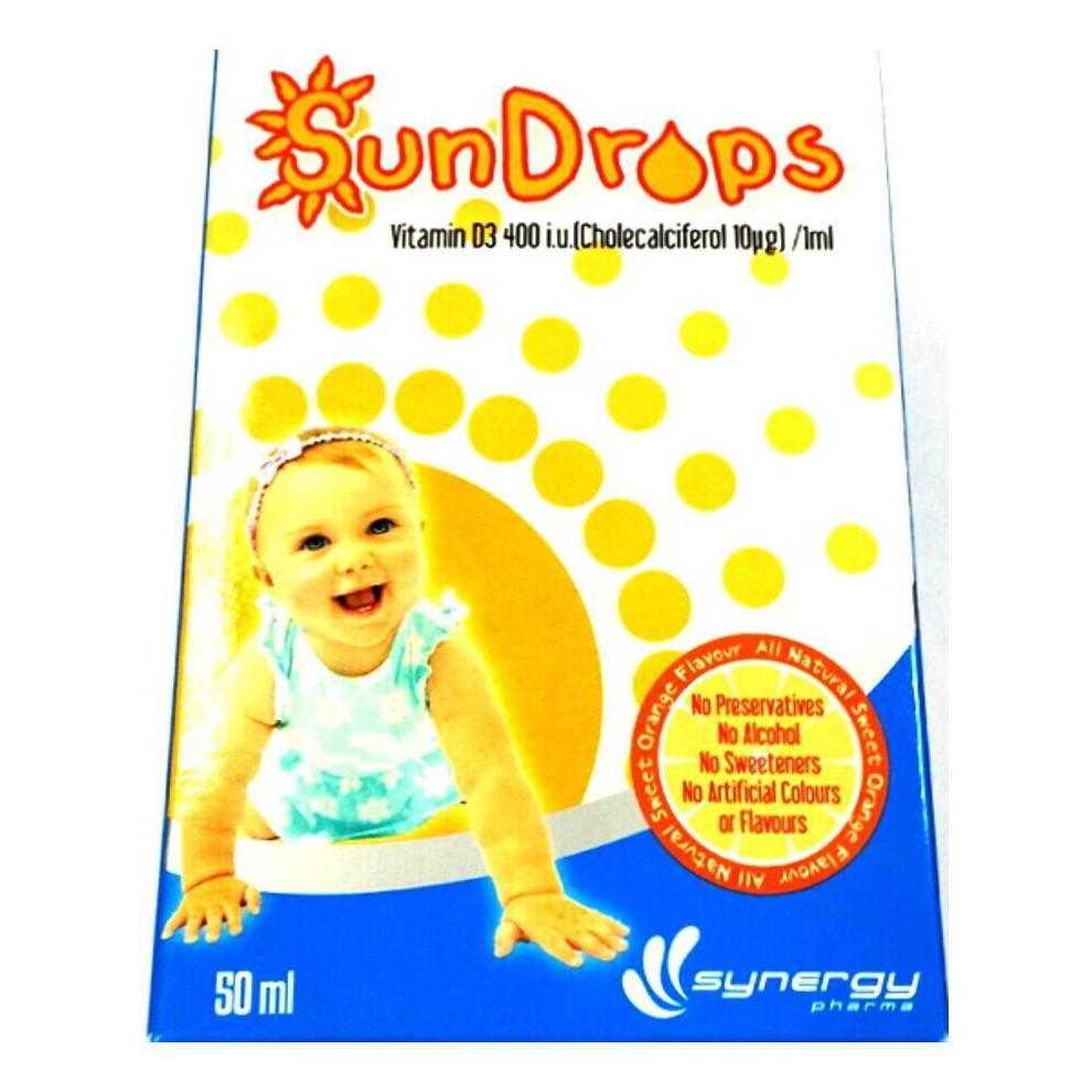 Synergy Sundrops Vitamin D3 50ml