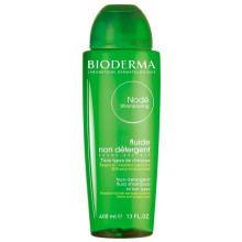 Bioderma Node Non Detergent Fluid Shampoo 400 ml Gentle Daily Cleanser to Respect Scalp Balance and Restore Natural Hair Shine and Volume