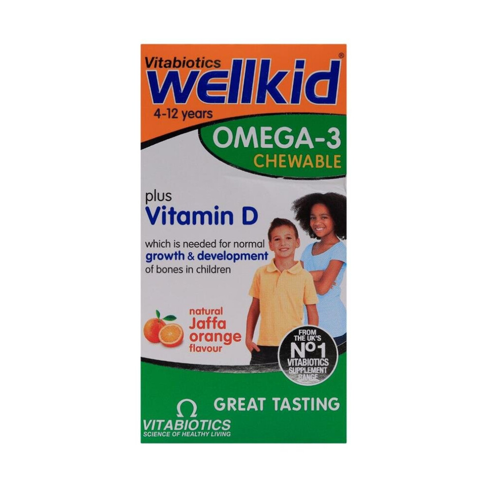 Vitabiotics Wellkid Omega-3 Softbust Capsules 60's