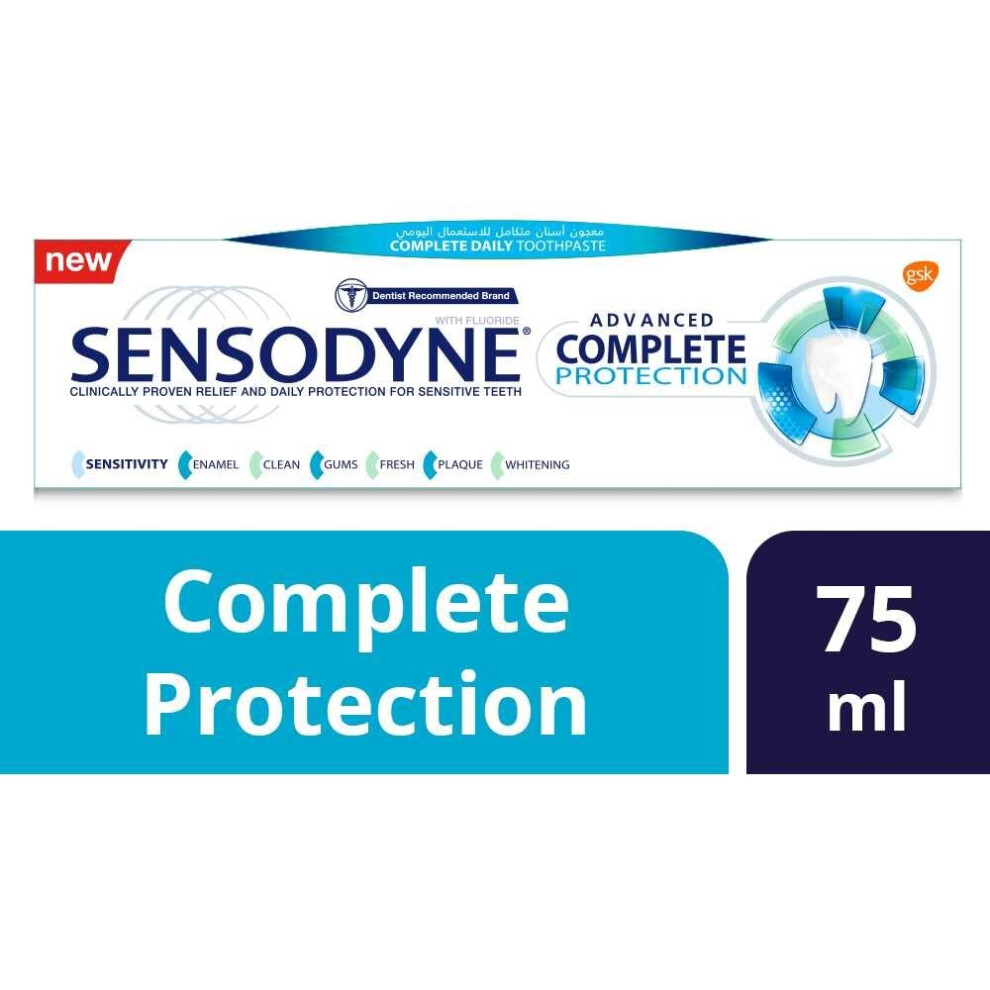 Sensodyne Advanced Complete Protection Toothpaste 75ml