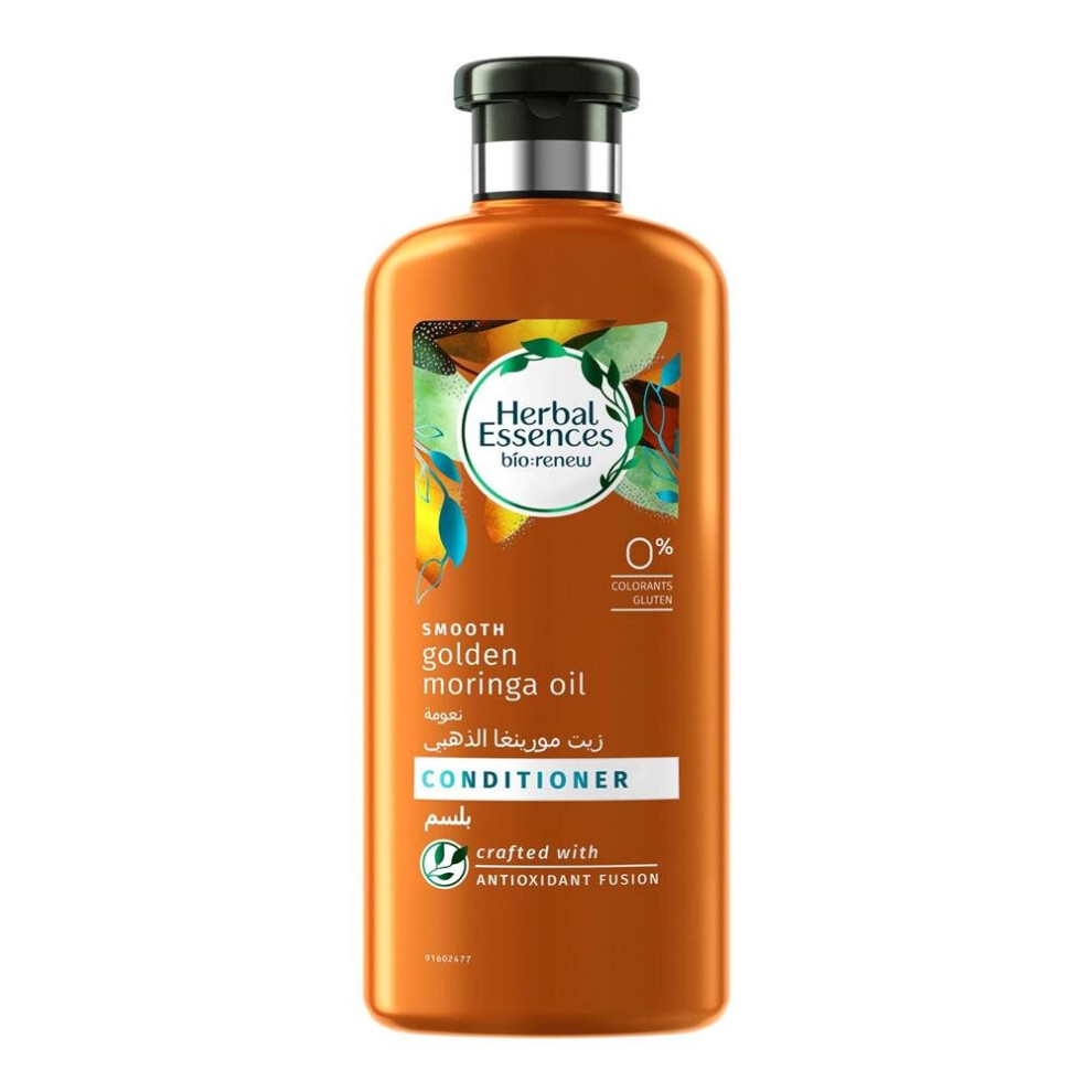 Golden Herbal Essences Bio Renew Smooth Moringa Oil Conditioner 400Ml