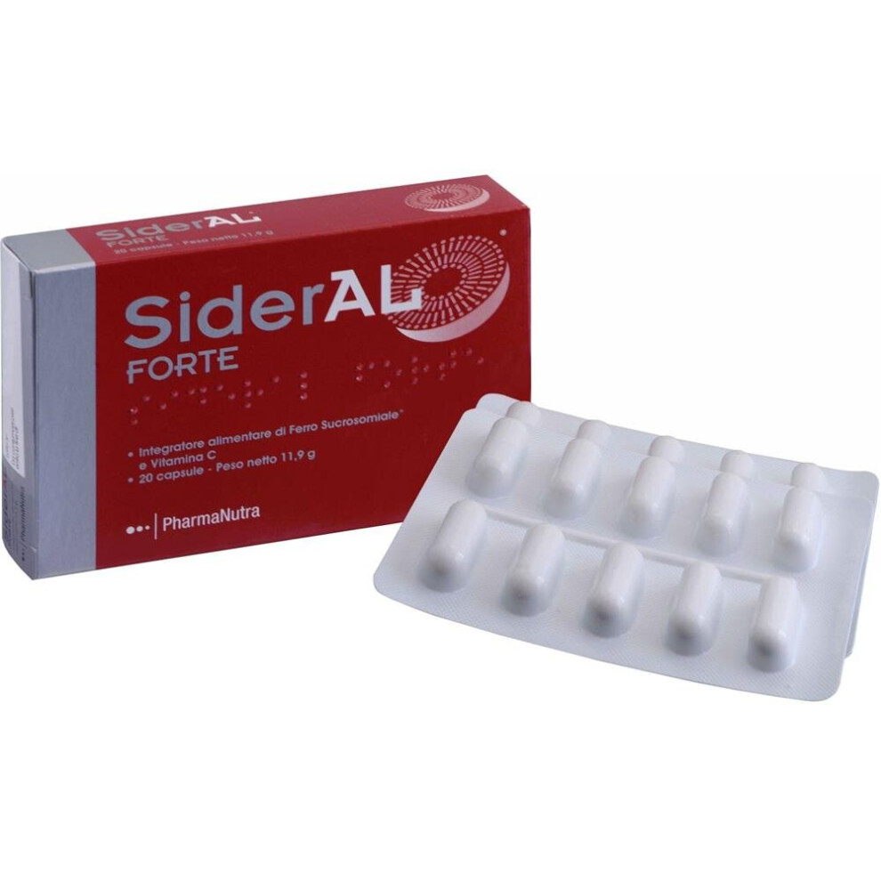 SiderAL Forte Capsules 20's Iron And Vitamin C