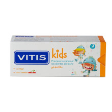Vitis Kids Gel Children's toothpaste, fluoride toothpaste for kids, cavity protection, gentle toothpaste -50ml
