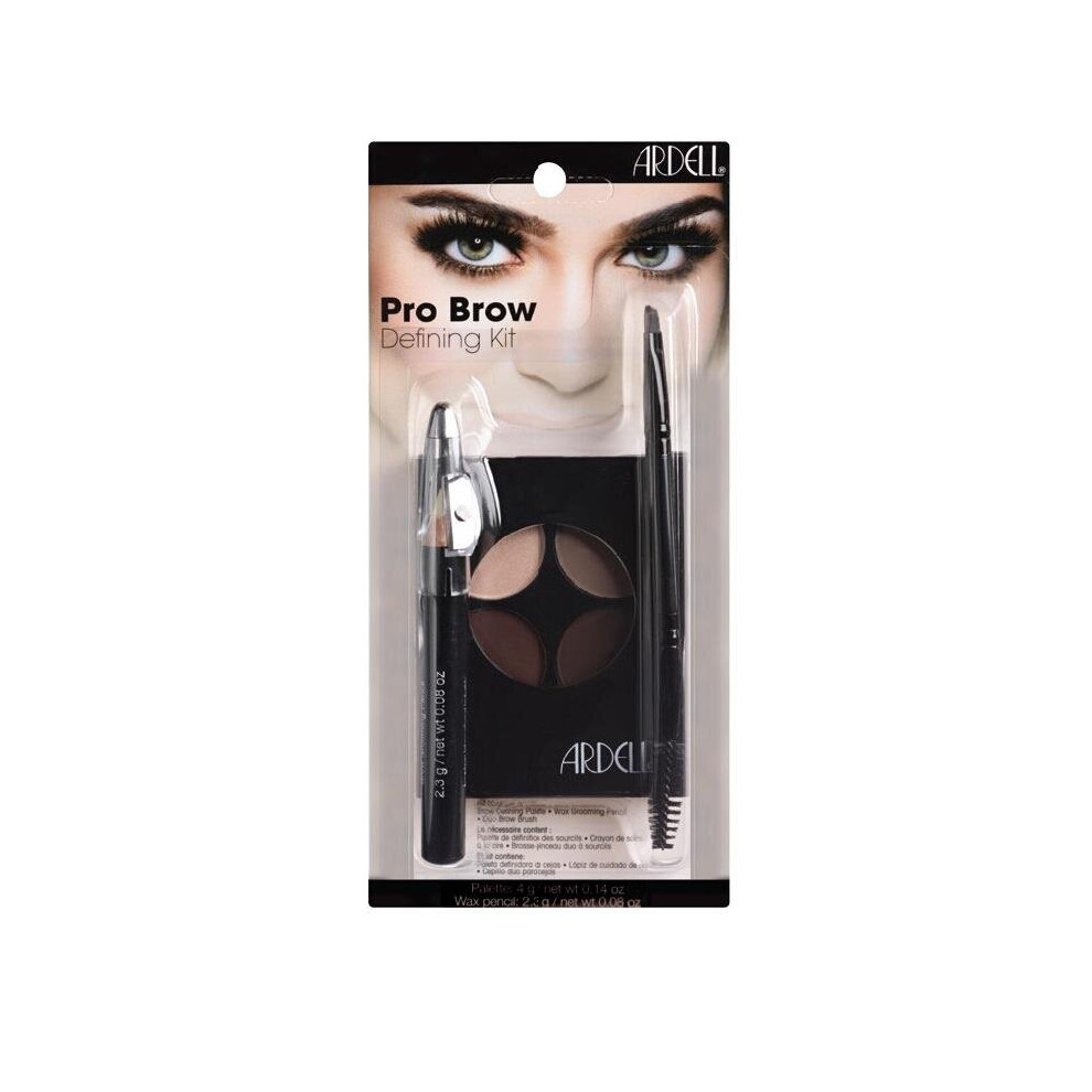 Ardell Brow Defining Kit | Eyebrow Makeup Kit Complete Brow Shaping Powder & Gel Kit for Natural Brows