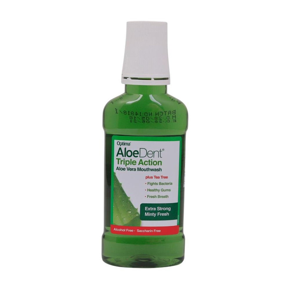 Optima Alodent Triple Action Aloe Vera Mouthwash 250ml