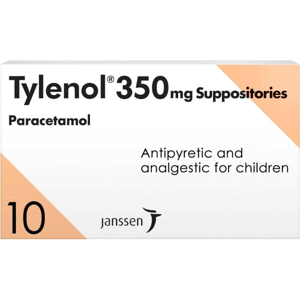 Tylenol Suppository 350Mg 10'S