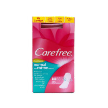 Carefree Panty Liners Cotton Feel Fresh Scented Pack Of Individually Folded 20's
