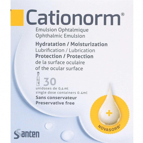 Cationorm Eye Drops 0.4mlx30'S