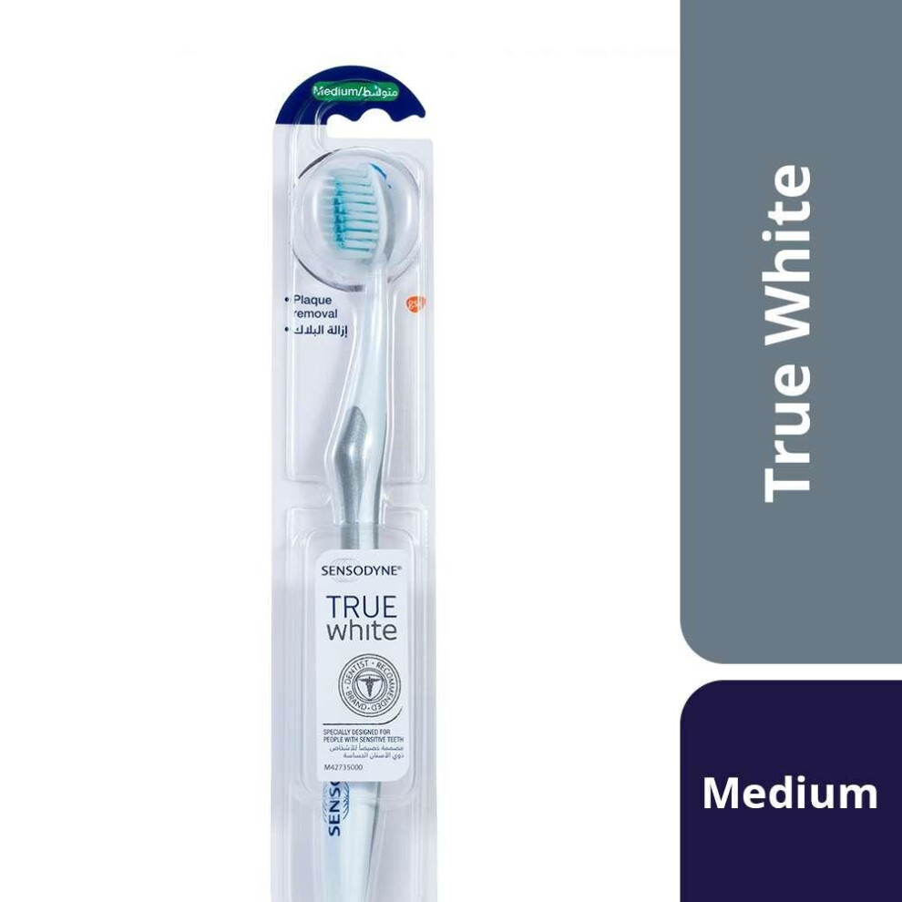 Sensodyne True Toothbrush Medium Teeth Ning Oral Care White