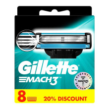 Gillette Mach3 Men's Razor Blades Refill 8's