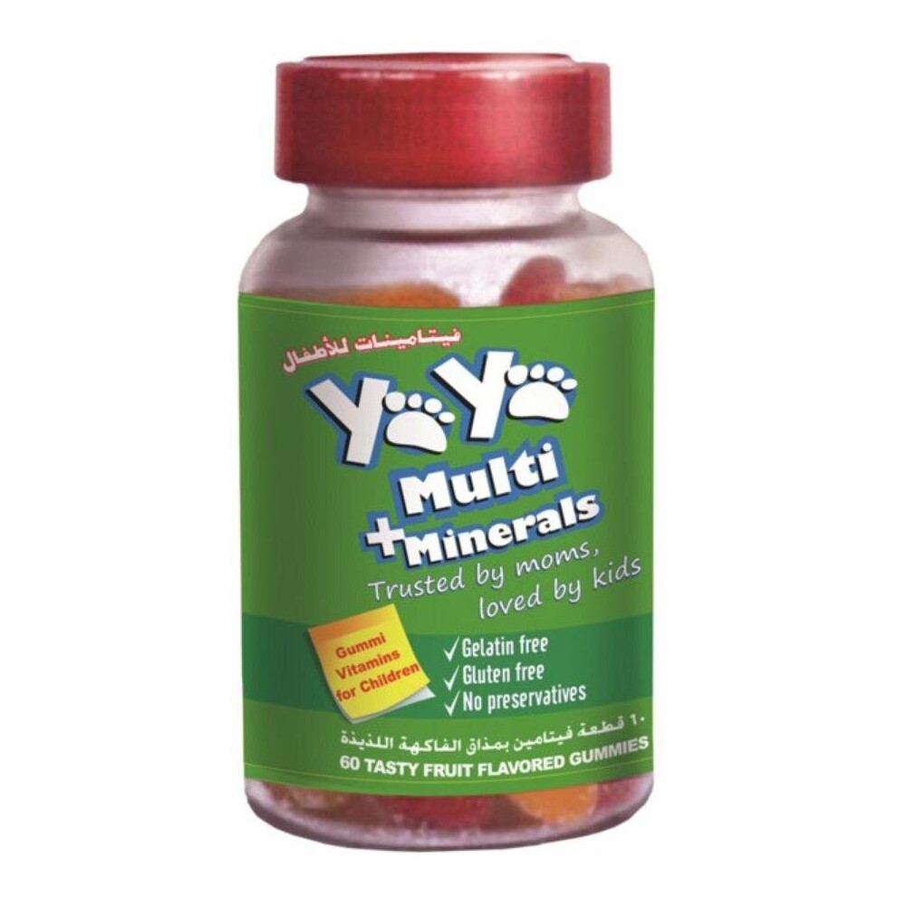 Red Yaya Multi + Minerals Gummies Delicious And Complete Multivitamin And Mineral Support60's