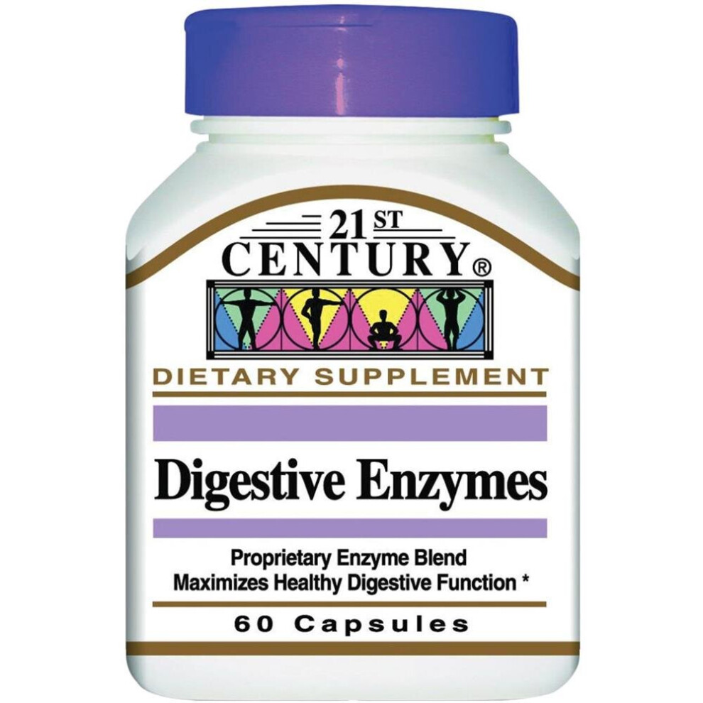21St Century Digestive Enzymes Capsules 60'S