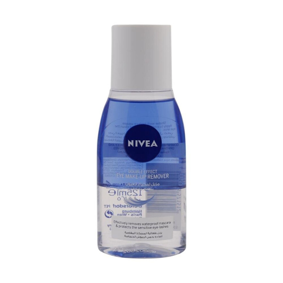 Nivea Double Effect Eye Make-Up Remover 125Ml
