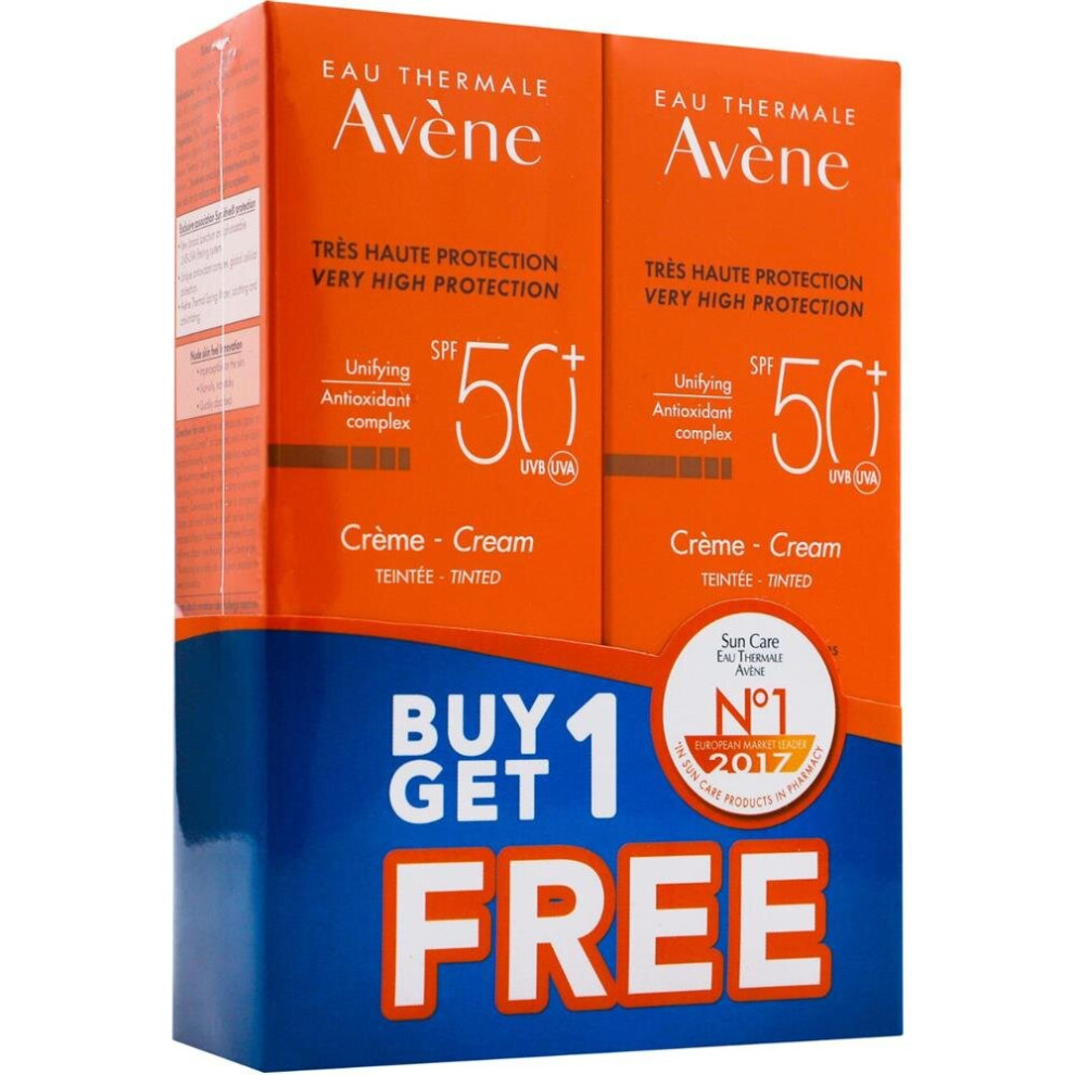 Avene Tinted Mineral Sunscreen Fluid SPF50+ 40ml