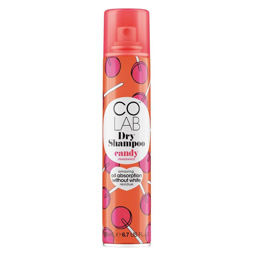 Colab Dry Shampoo Candy Fragrance Refreshing Hair Spray - 200Ml