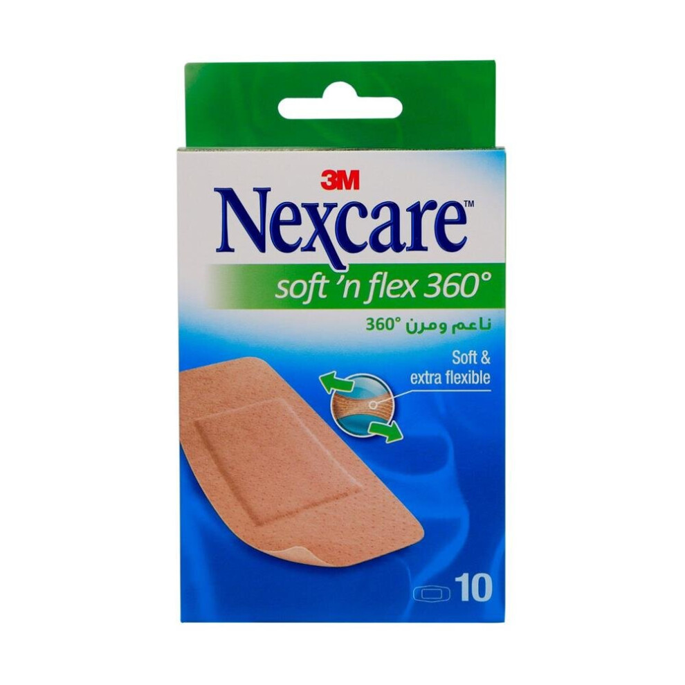 3M Nexcare Soft N Flex Bandages Flexible Wound Protection - 10'S