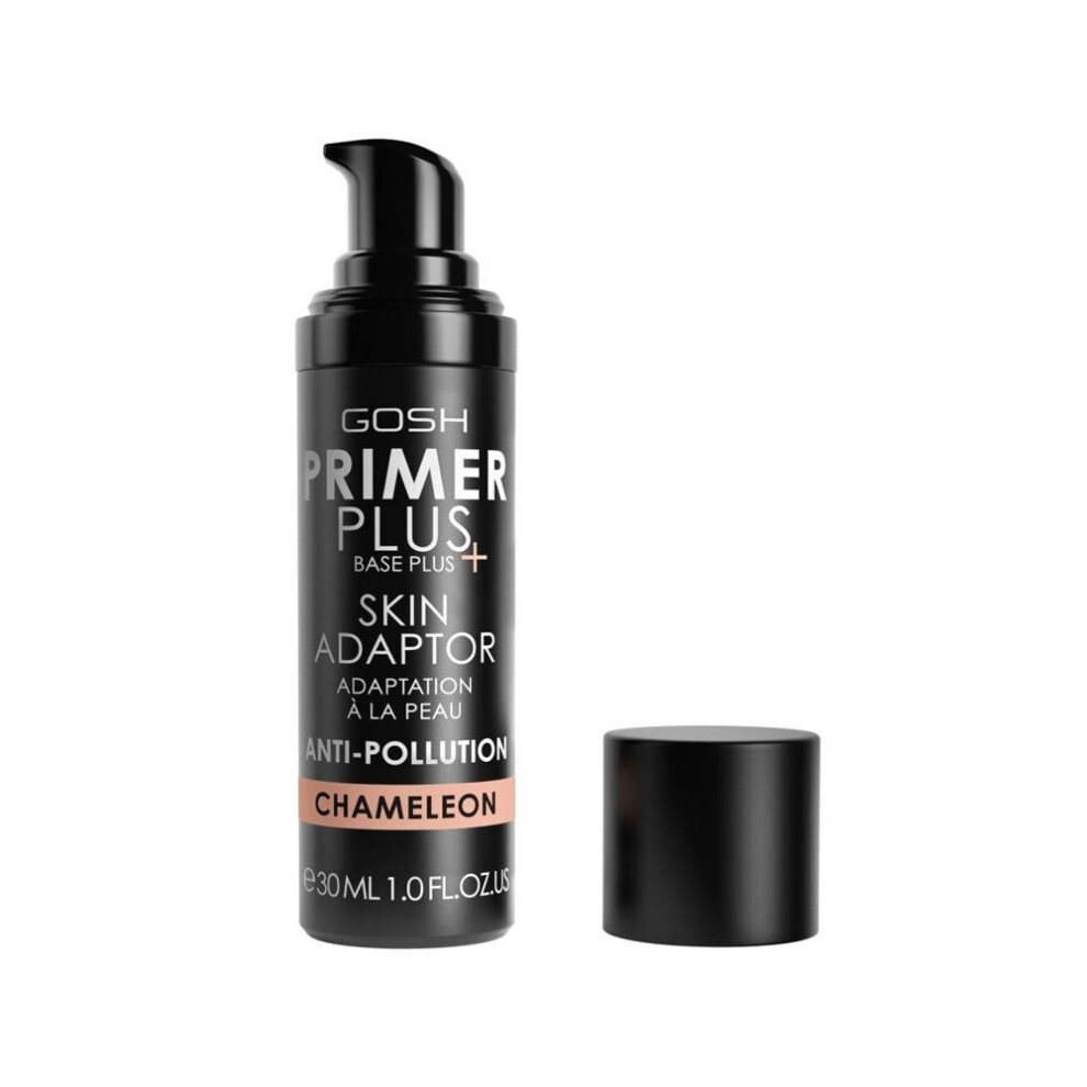 GOSH Primer+ Chameleon 30ml | Color Correcting Face Primer for Smooth Makeup Base & Long Lasting Foundation