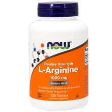 Now L- Arginine 1000 mg Tablets 120's | Nitric Oxide Amino Acid Supplement