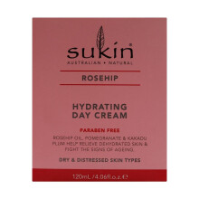 Sukin Rose Hip Hydrating Day Cream Moisturizing & Anti-Aging - 120ml