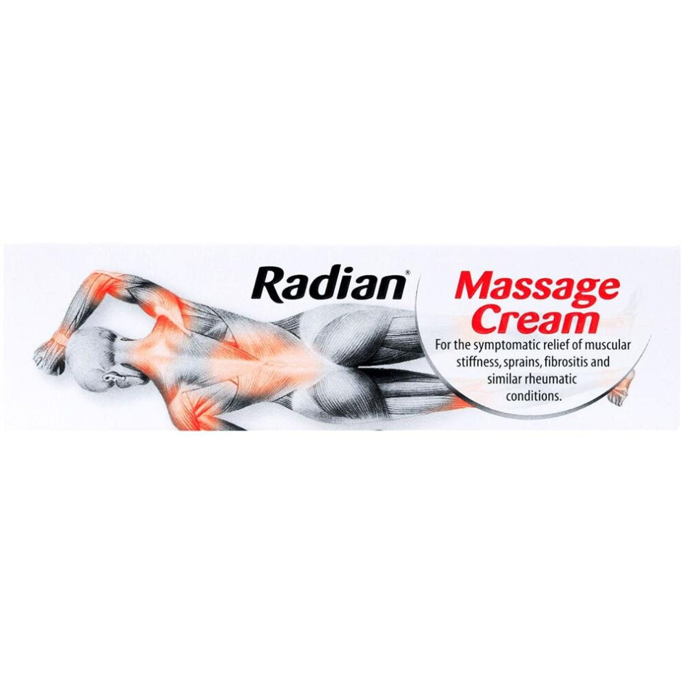 Cream Radian Massage Uae_bs_10905 Â Fast-Acting Relief For Muscle Tension, Soreness & Stiffness; Cooling Then Warming, Non-Greasy