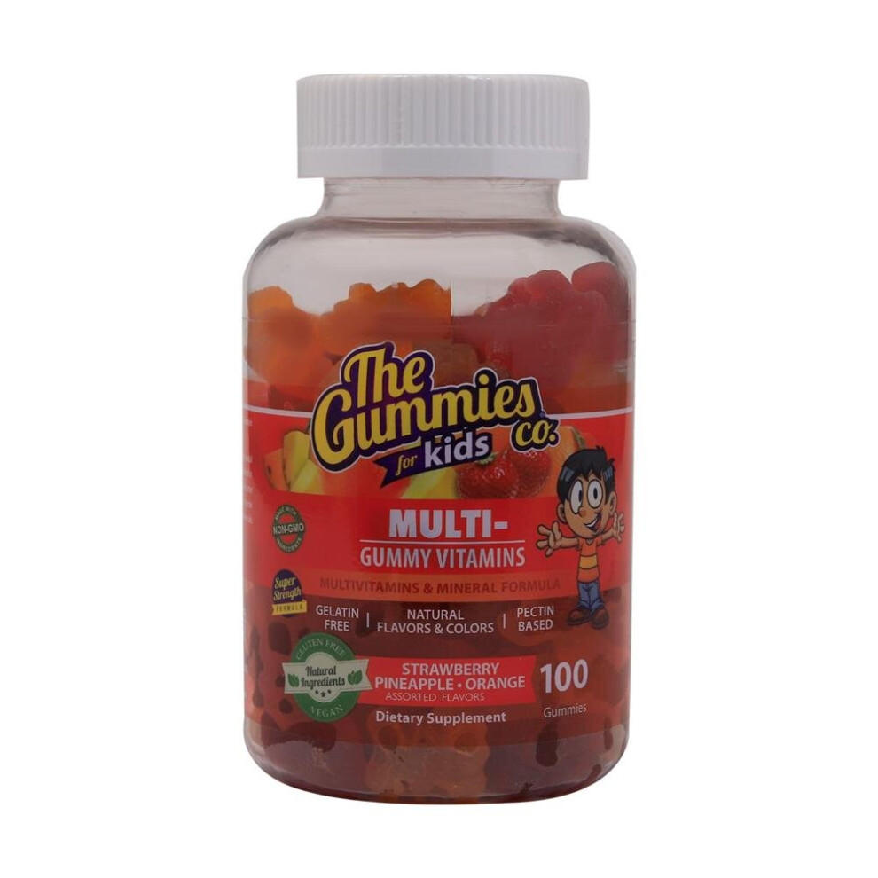 The Gummies Multivitamin Kids Complete Daily Nutrition in Delicious Gummy Form 100's