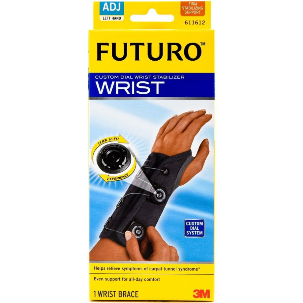 3M Future Left Hand Custom Dial Wrist Stabilizer Adjustable