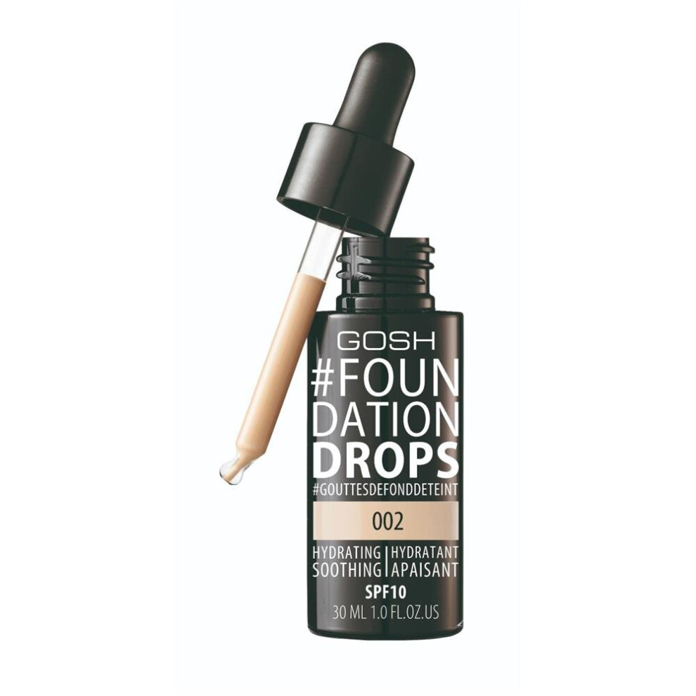 Ivory Gosh Foundation Drops 30Ml | Lightweight Liquid Foundation For Fair Skin Natural Matte Finish